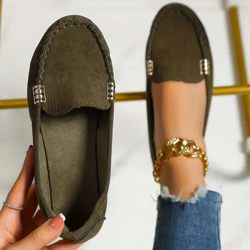 Women Casual Shoes 2024 New Spring and Autumn Flat Loafers Shoes Women Fashion Non-slip Soft Denim Flat Shoes Zapatos De Mujer
