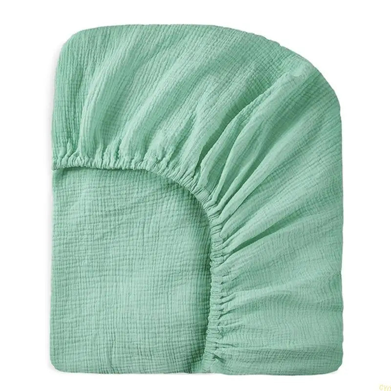 Sábanas de algodón, suaves y transpirables y ajustables para cuna de bebé.