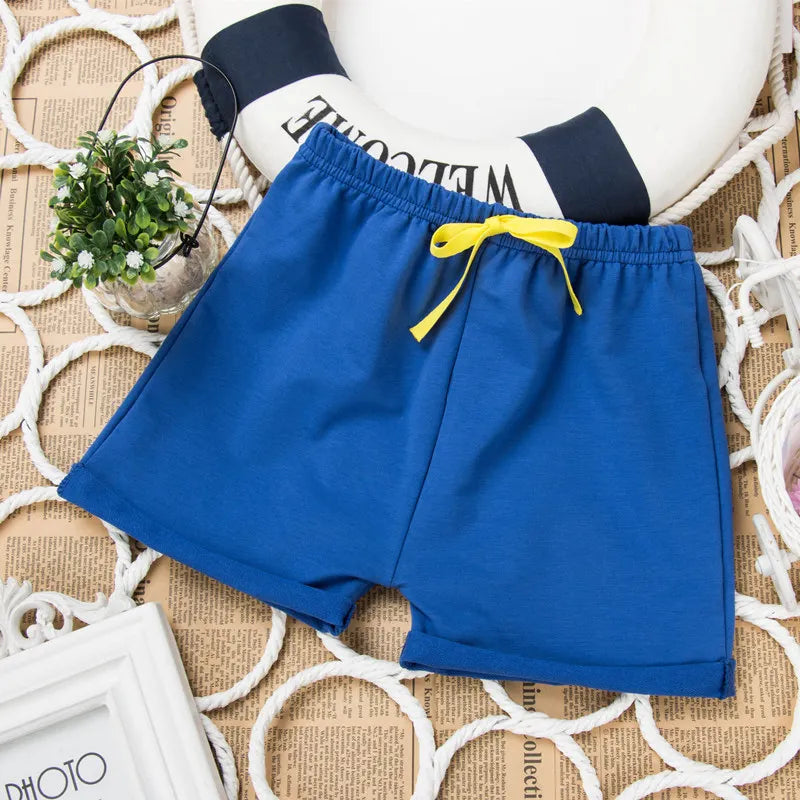 Pantalones cortos de algodón para niños de 1 a 5 años, de verano, para niños y niñas, short deportivos de playa
