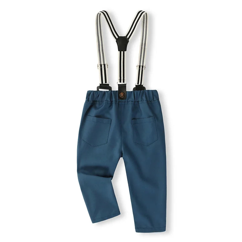 Conjunto de 5 piezas de ropa de lujo para bebé, traje de moda coreana con lunares y pantalones, BC1691