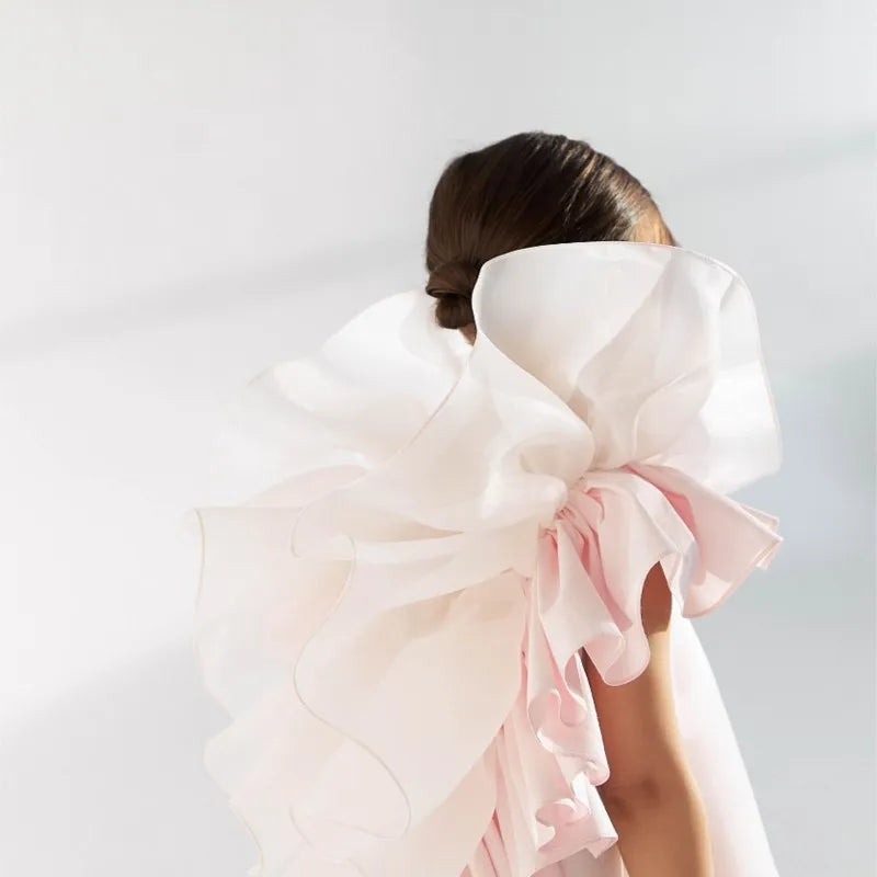 Vestido con volantes de princesa para niña, ropa para fiesta, cumpleaños, boda, de 1 a 12 años