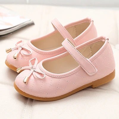 Kids Shoes New Spring 2020 Autunm Summer Baby Princess Girls Flats Children Shoes Black white red Princess Students Shoes