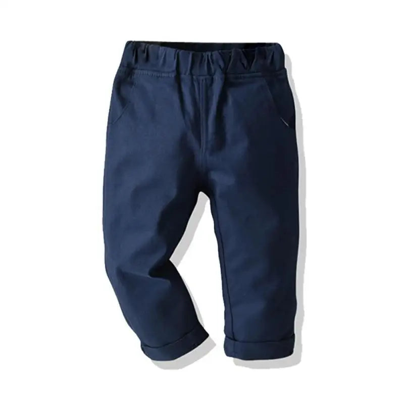 Spring And Autumn Kids Trousers Boys Cotton Pants For Baby Boys Thin White Black Toddler Trousers Casual Clothes Boys Pants