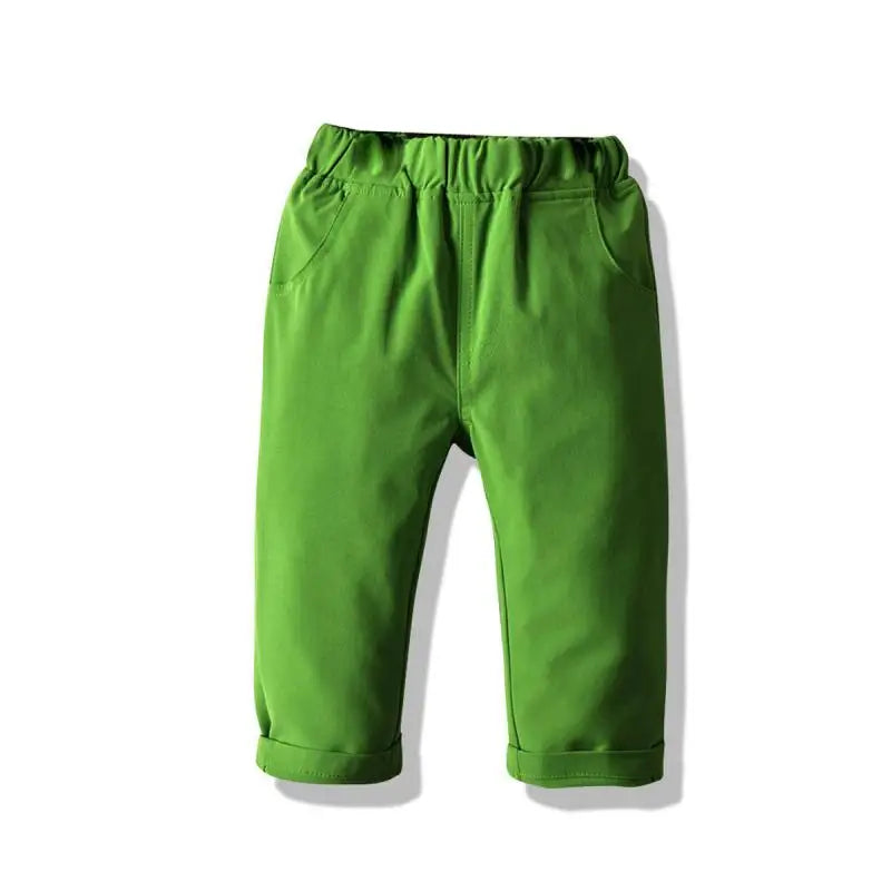 Spring And Autumn Kids Trousers Boys Cotton Pants For Baby Boys Thin White Black Toddler Trousers Casual Clothes Boys Pants