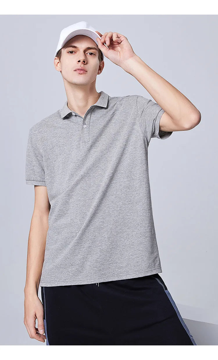 Pioneer Camp 2022 Polo Shirt Men Summer 100% Cotton Solid Color Fashion Classic Polo Shirts Men's Clothing ADP-FC-SU-0023T