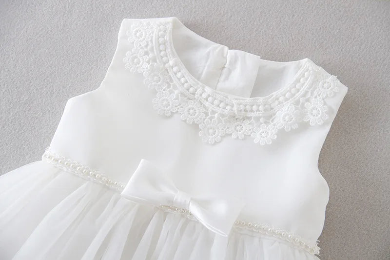 Vestidos de encaje vintage, Vestido de Bautizo para bebé niña, de 0 a 24 meses