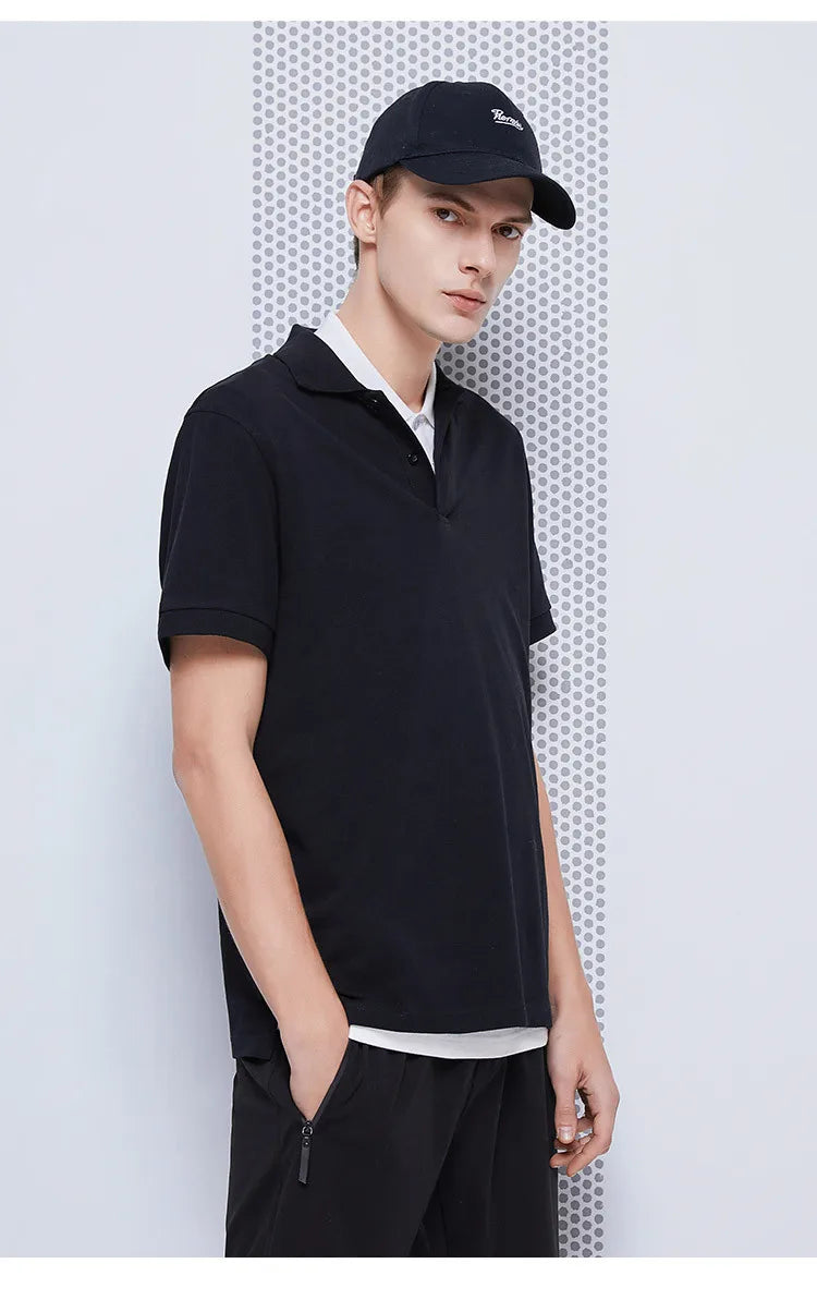 Pioneer Camp 2022 Polo Shirt Men Summer 100% Cotton Solid Color Fashion Classic Polo Shirts Men's Clothing ADP-FC-SU-0023T