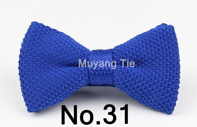 New Style Men Women Knit Bowtie Adjustable Butterfly Double Deck Neckwear Bowties Designer Knitting Dress Knitted Bow Tie