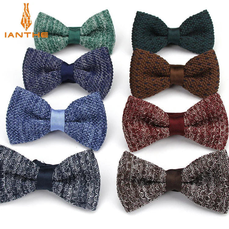 New Style Bowtie Men Tuxedo Cotton Designer Colorful Butterfly Flower Rose Paisley Bowties Wedding Party Casual Cravat Bow Tie