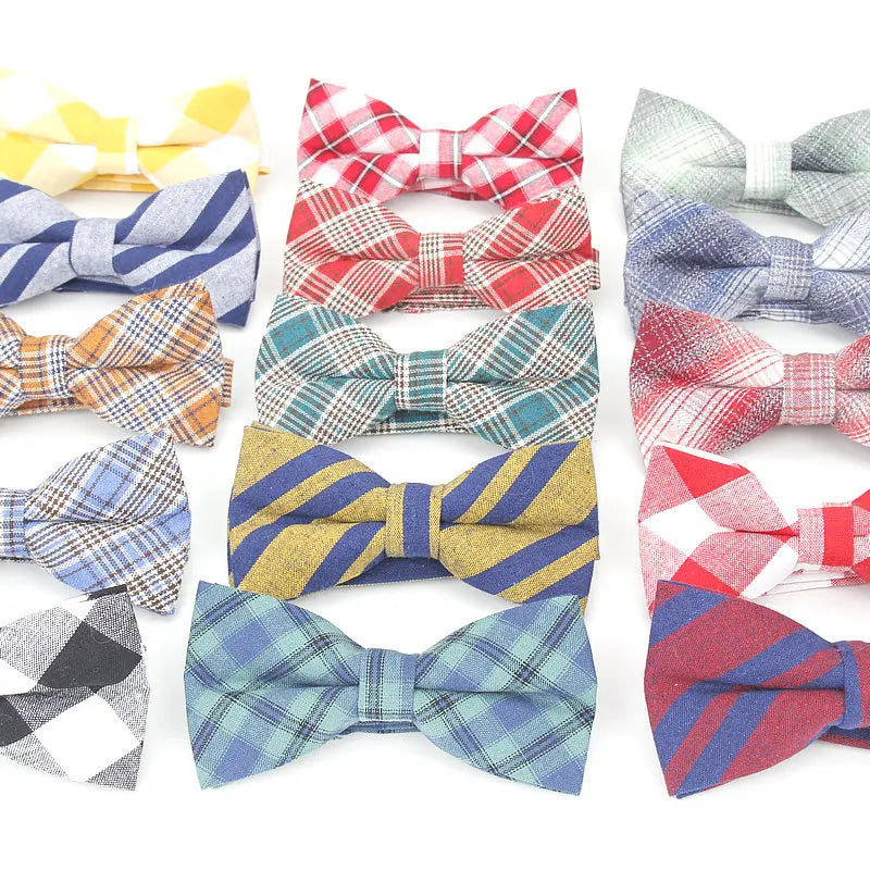 New Style Bowtie Men Tuxedo Cotton Designer Colorful Butterfly Flower Rose Paisley Bowties Wedding Party Casual Cravat Bow Tie