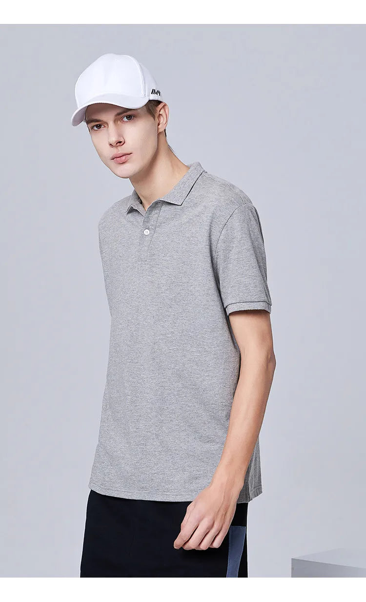 Pioneer Camp 2022 Polo Shirt Men Summer 100% Cotton Solid Color Fashion Classic Polo Shirts Men's Clothing ADP-FC-SU-0023T