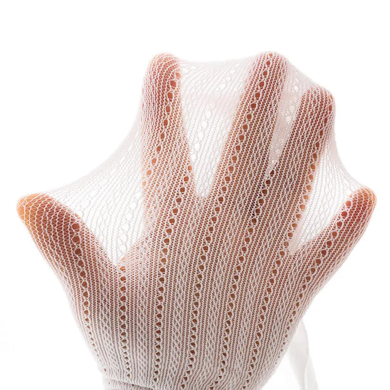 Medias para niñas, panties finas de malla suave de algodón para primavera y verano