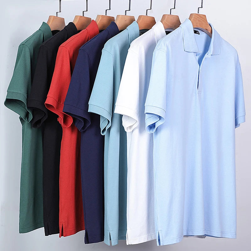 Pioneer Camp 2022 Polo Shirt Men Summer 100% Cotton Solid Color Fashion Classic Polo Shirts Men's Clothing ADP-FC-SU-0023T