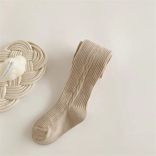 Medias para niñas, panties de primavera y otoño para niñas, mallas de princesa suaves de algodón