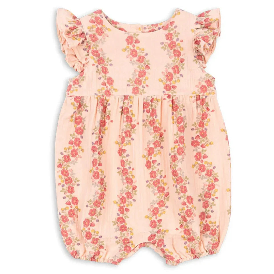 Conjunto de verano para niña, juntando flores a rayas, short para niñas, hermoso vestido casual para niña, conjunto de bombacho de algodón para bebés