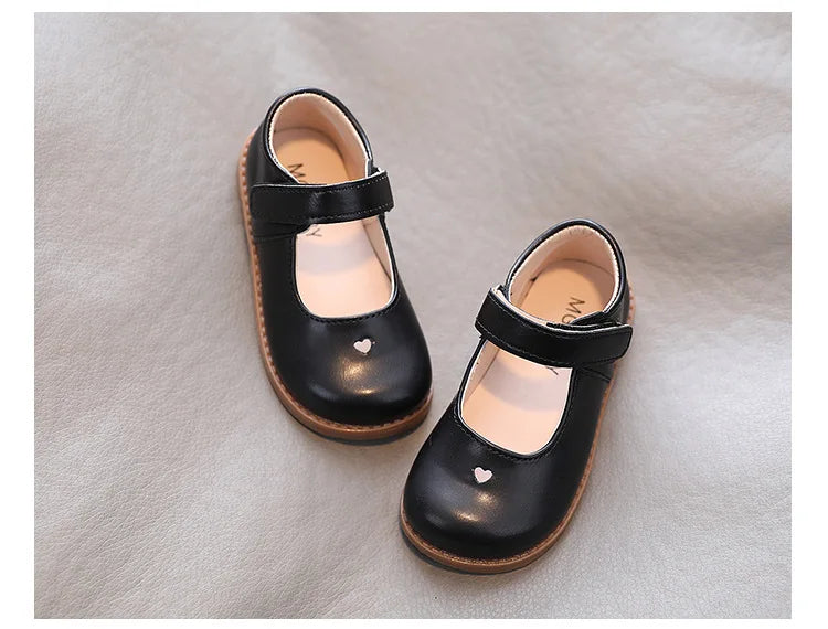 Spring and Autumn Korean Fashion Children's Vintage Shoes New PU Summer School Shoes Super Soft and Comfortable 1-6 Years Old