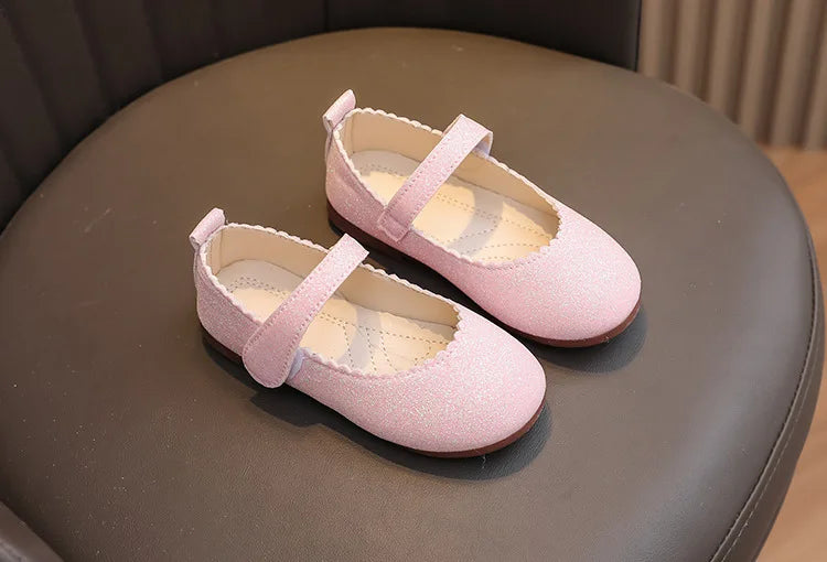 Hermosos zapatos de princesa para niñas, Mary Jane , tipo cuero, brillante para fiestas, bodas, para primavera y otoño