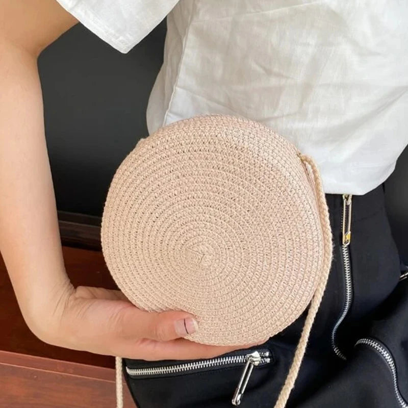 Bolso para niña casual tejido en paja