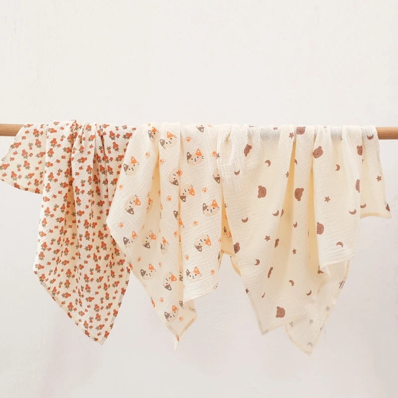 Manta de gasa algodón para bebés