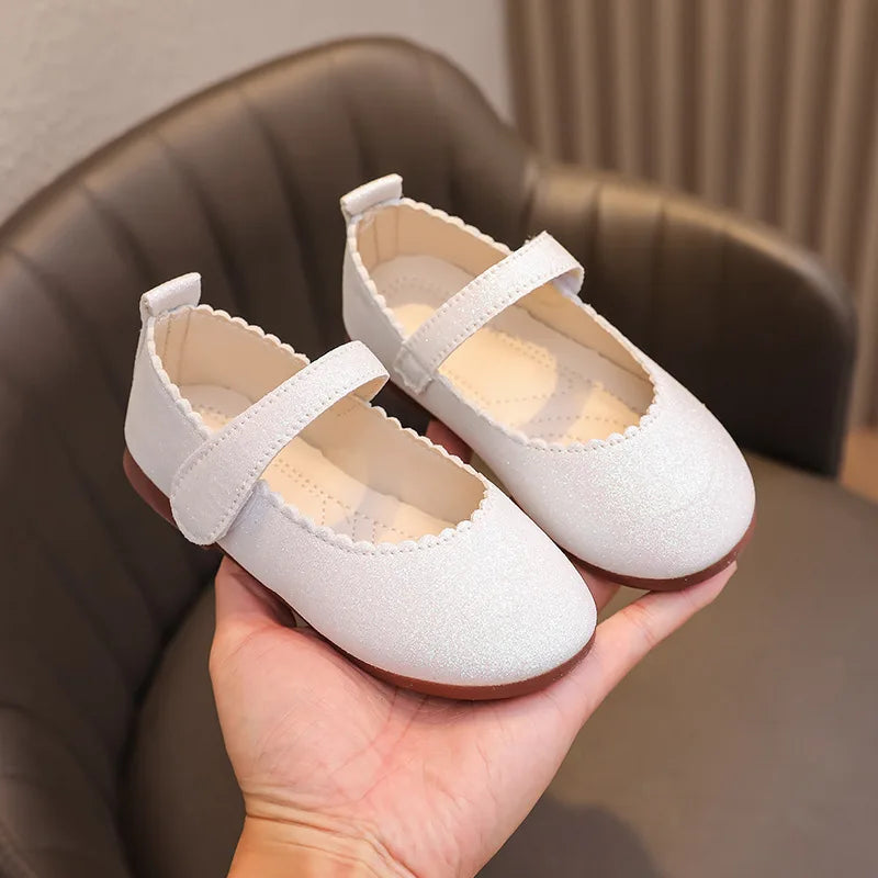 Hermosos zapatos de princesa para niñas, Mary Jane , tipo cuero, brillante para fiestas, bodas, para primavera y otoño