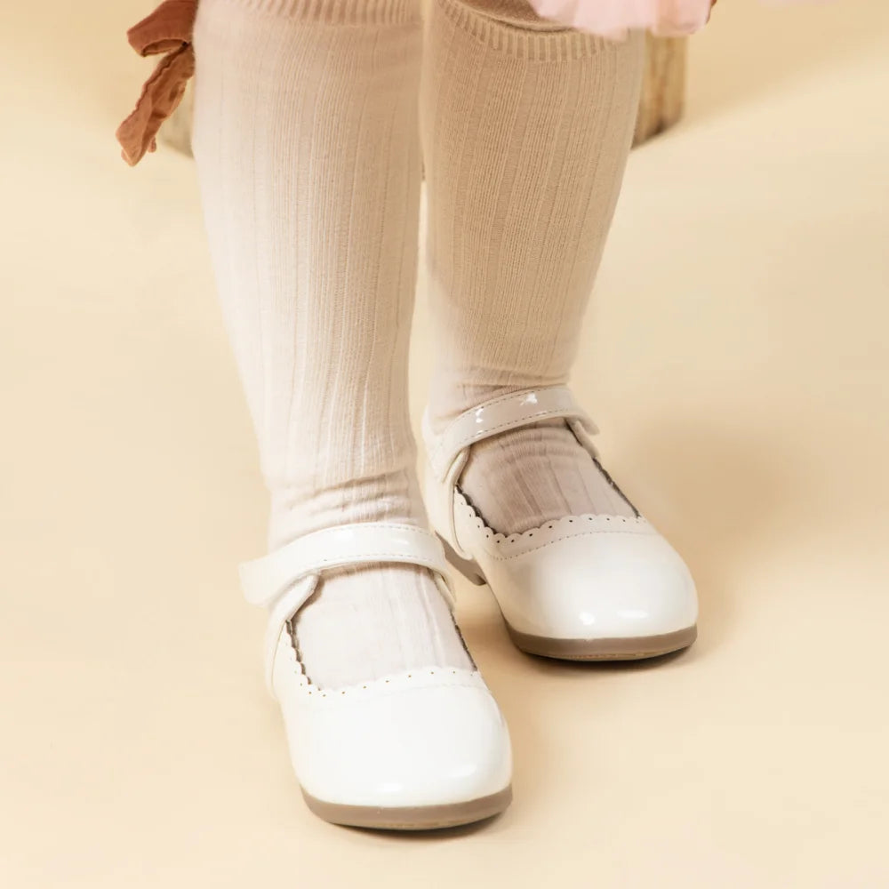 Zapatos de princesa transpirables de charol para niña, de primavera y otoño, estilo inglés
