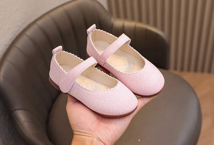 Hermosos zapatos de princesa para niñas, Mary Jane , tipo cuero, brillante para fiestas, bodas, para primavera y otoño