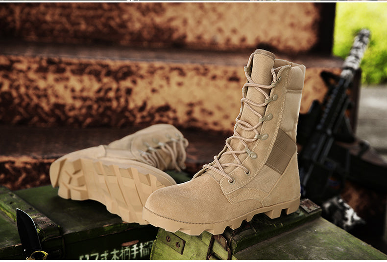 Tactical Boots Men Boots Special Force Desert Combat Boots Outdoor Hiking Boots Ankle Shoes Men Work Saftey Shoes