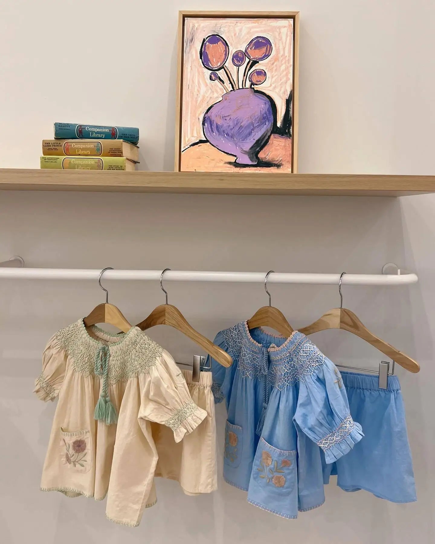 Hermosos y exclusivos conjuntos boho bordados, blusas y pantalones de verano para niñas