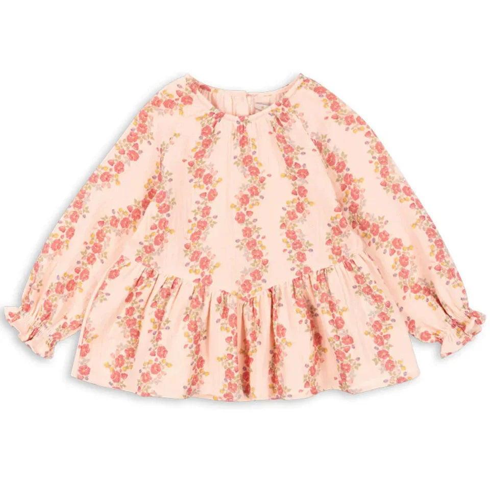 Conjunto de verano para niña, juntando flores a rayas, short para niñas, hermoso vestido casual para niña, conjunto de bombacho de algodón para bebés