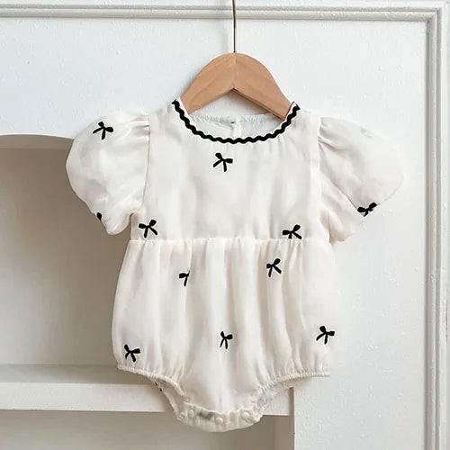 Vestidos de princesa de verano para niñas, de manga corta, de algodón, de color liso, amplio cuellos Peter Pan, para fiesta