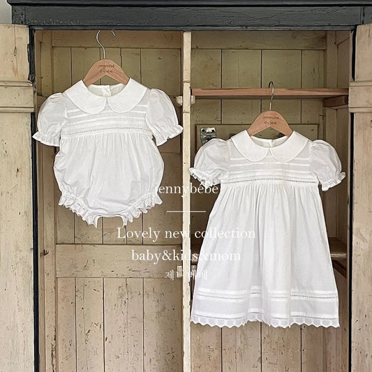Vestido y bombacho de cumpleaños para bebé y niña, outfit de princesa, de fiesta para niña, boda, dama de honor, ropa de verano para bebé y niña