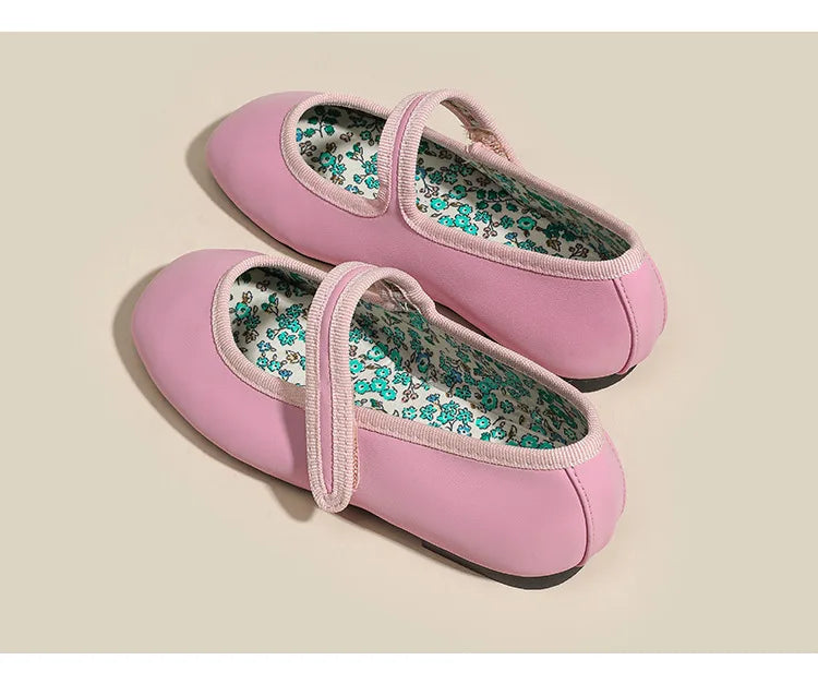 Zapatos de princesa para niñas, moda de verano, zapatos Mary Jane para niñas, zapatos planos de baile, sandalias clásicas para bebés y niñas, sandalias de ballet con suela suave