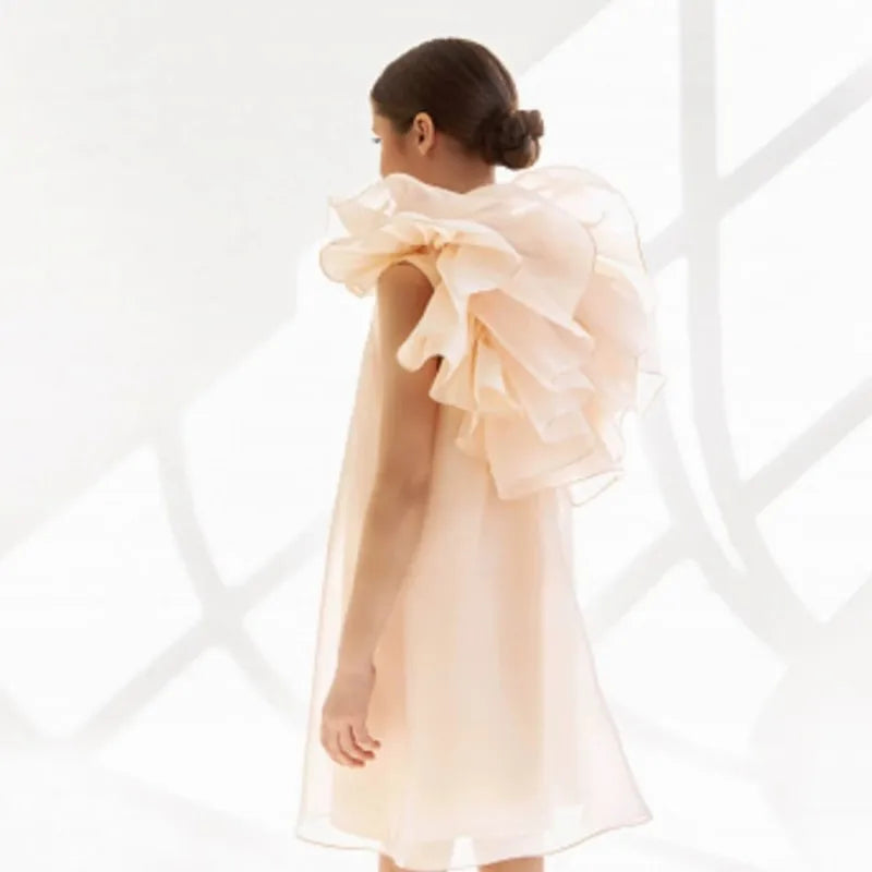 Vestido de princesa con hermosos volantes para niña, Vestido liso de tul para bebé niña y chica adolescente, ropa para fiesta de cumpleaños y boda de 1 a 12 años