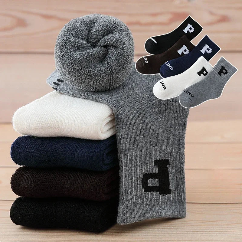 Calcetines cálidos de felpa para niños, calcetines de algodón gruesos de felpa para otoño e invierno, para pasar el frío calentitos!!