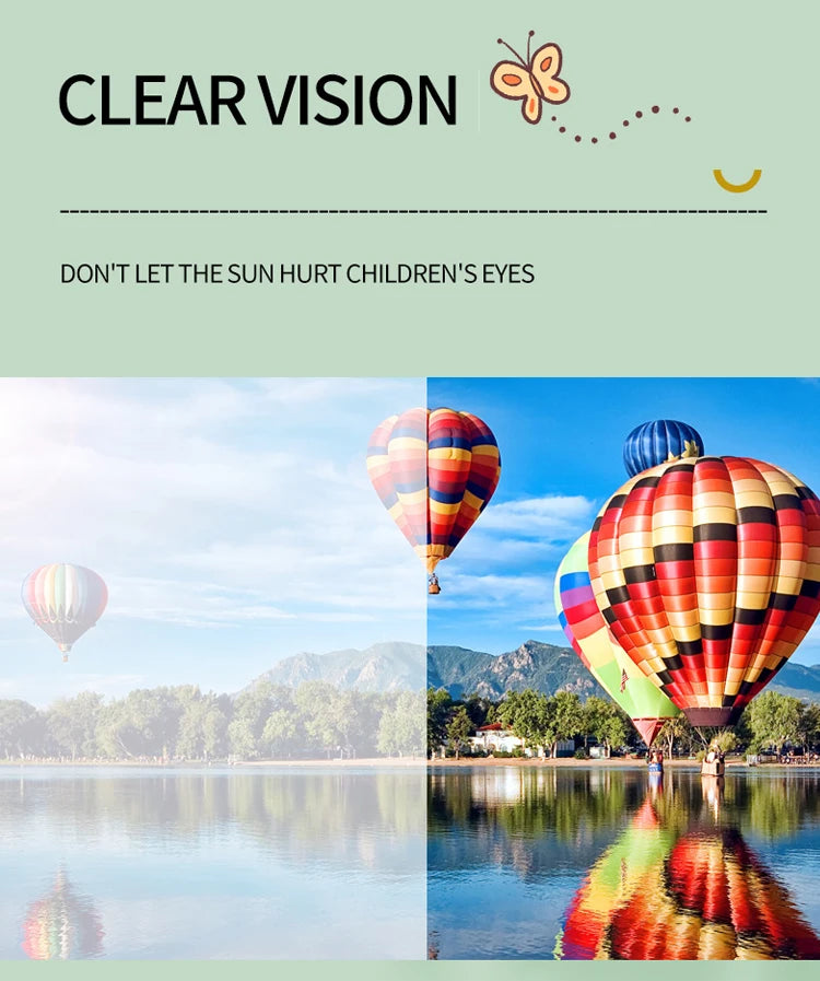 Lentes de sol para niños con diseño de cuadros bonitos y redondas con protección UV400 para niños y bebés, gafas de sol para exteriores con protección solar