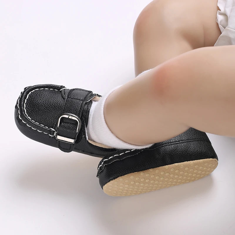 Zapatos mocasines antideslizantes para primeros pasos para bebés y recién nacidos