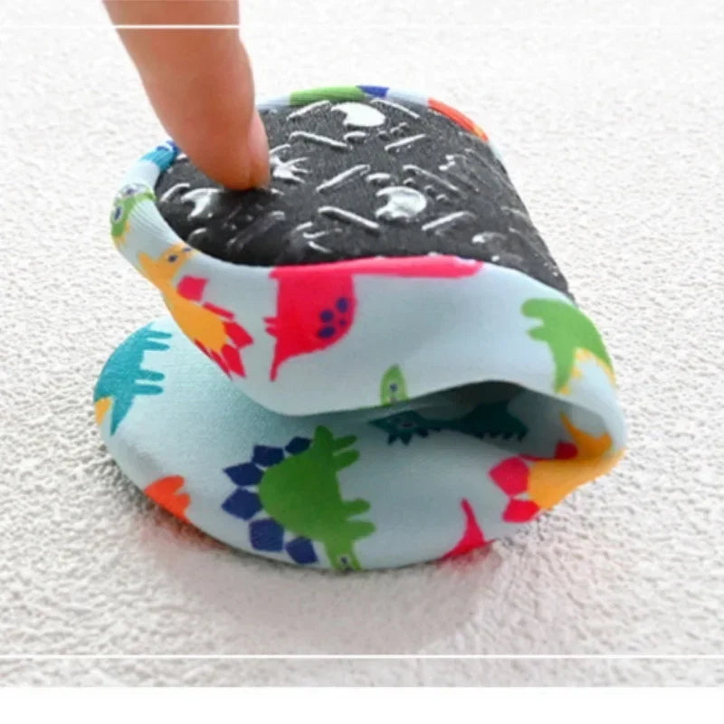 Partnershoes, Zapatos de playa para niños o zapatillas de interior antideslizantes suave para bebés, calcetines de baño, zapatos de casa para niños