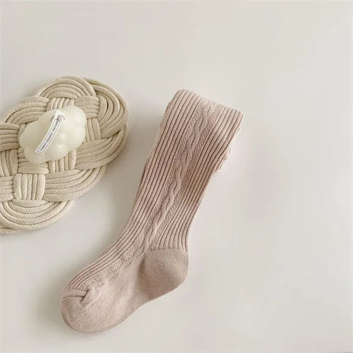 Medias para niñas, panties de primavera y otoño para niñas, mallas de princesa suaves de algodón