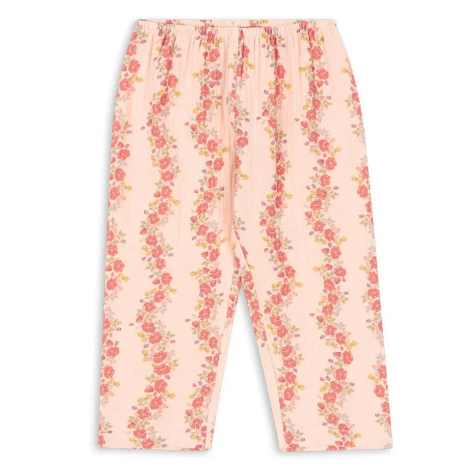 Conjunto de verano para niña, juntando flores a rayas, short para niñas, hermoso vestido casual para niña, conjunto de bombacho de algodón para bebés