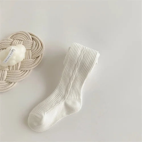 Medias para niñas, panties de primavera y otoño para niñas, mallas de princesa suaves de algodón