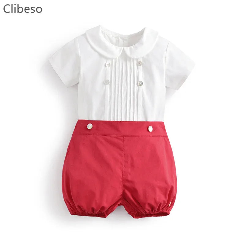 Conjunto de ropa de bebé para verano, de diseño moda española para boutique, traje para niño conjunto para bautizo o llamar la atención por irresistibles!