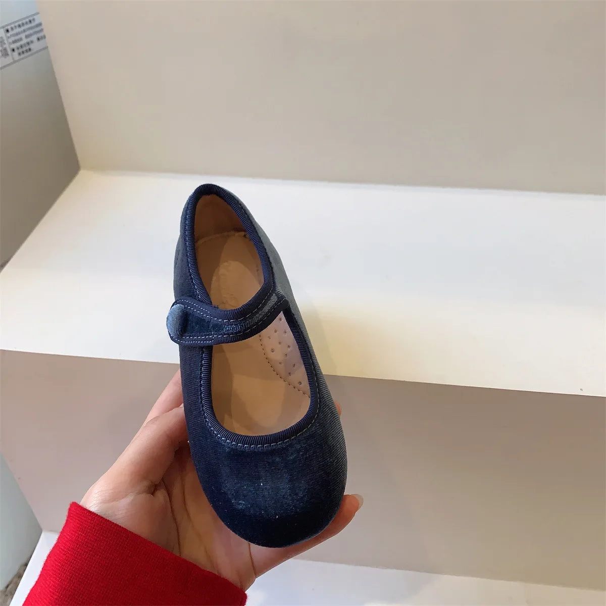 Hermosos y sofisticados Zapatos Vintage de princesa para niñas en otoño, Zapatos planos y blandos, antideslizantes