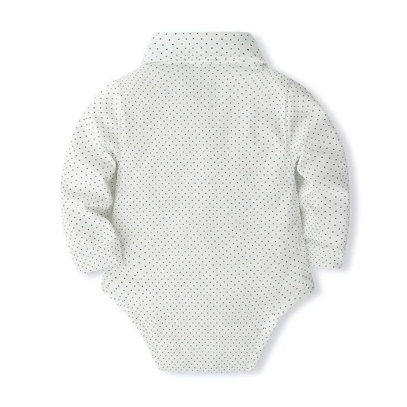 Conjunto de 5 piezas de ropa de lujo para bebé, traje de moda coreana con lunares y pantalones, BC1691