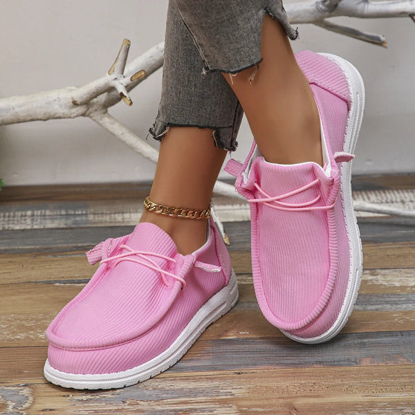 Canvas Shoes Women Summer Casual Sneakers Women Breathable Cloth Loafers Platform Shoes Teenager Woman Designer Shoes Zapatos De Mujer, Cordero verde