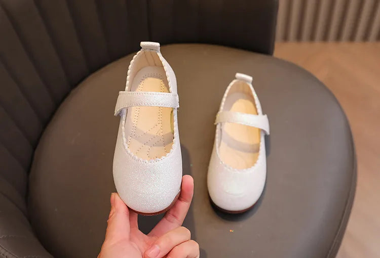 Hermosos zapatos de princesa para niñas, Mary Jane , tipo cuero, brillante para fiestas, bodas, para primavera y otoño