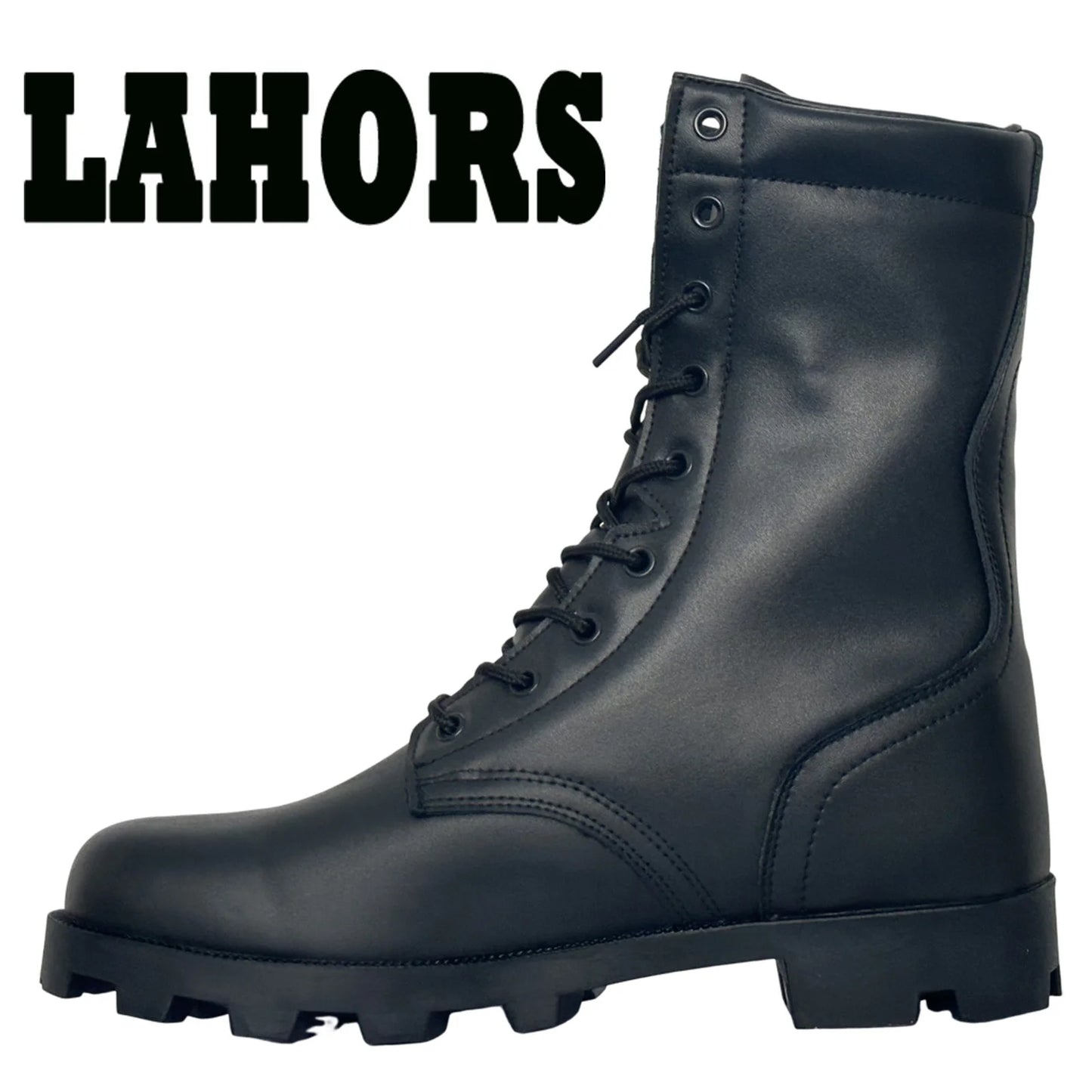 Botas tácticas tipo cuero para hombre, zapatos deportivos para senderismo, botas de combate al tobillo para exteriores, zapatos de seguridad para el trabajo, botas para hombre y adolescentes