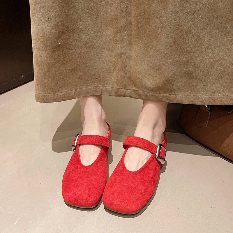 Hermosos zapatos planos Mary Jane para Mujer,  sandalias de vestir elegantes para Mujer y chica adolescente, zapatos informales suaves y maravillosos colores,