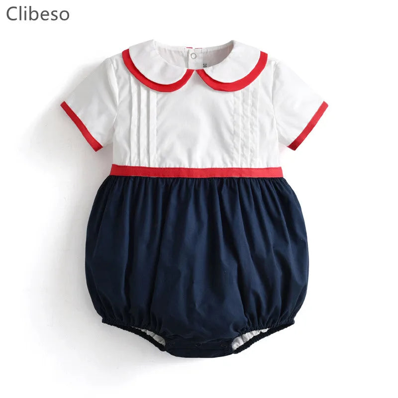 Estilosos mameluco y vestido de verano para bebé y niño, estilo español, para vestir hermanos y crear esa especial alianza para siempre