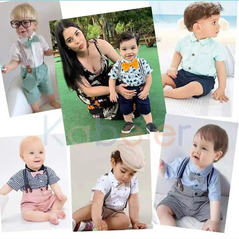 Ropa para recién nacidos, y niños pequeños, traje con estampado de ancla y humita, jockey, traje de caballero para fiesta de bebé, de fiestas o cumpleaños