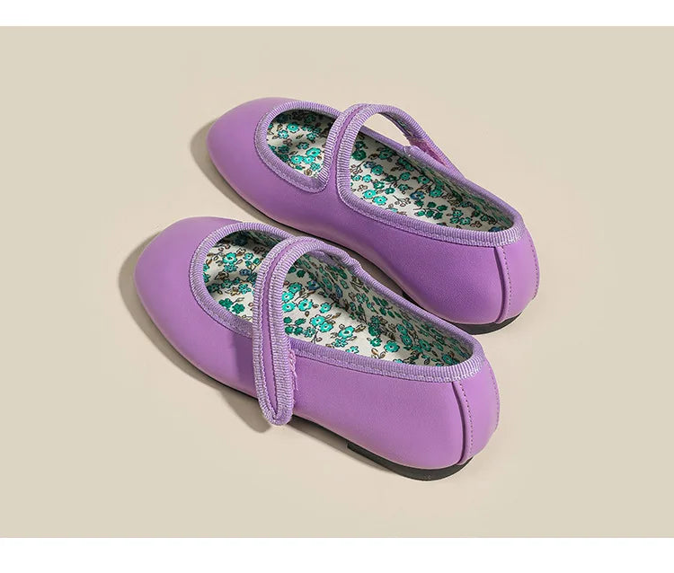 Zapatos de princesa para niñas, moda de verano, zapatos Mary Jane para niñas, zapatos planos de baile, sandalias clásicas para bebés y niñas, sandalias de ballet con suela suave